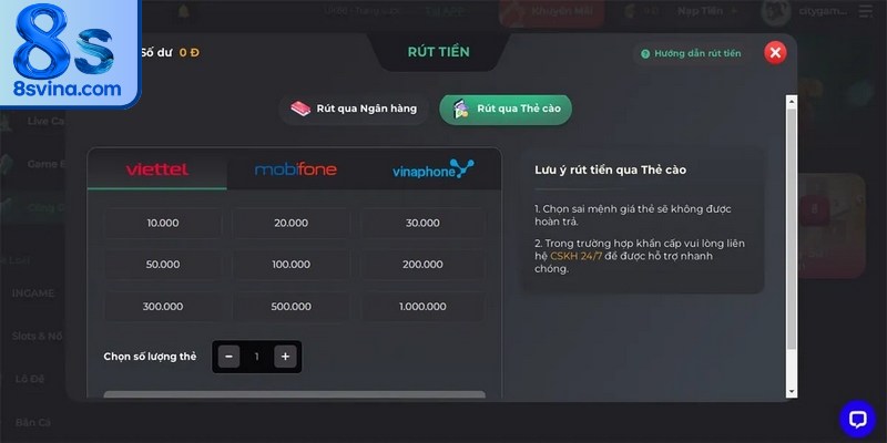 Cần đảm bảo toàn bộ số dư tài khoản đã trải qua ít nhất một vòng cược